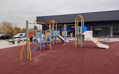 Novo otroško igrišče v Smederevu, Srbija