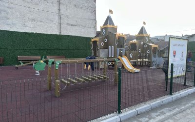 Zaključena dela – novo otroško igrišče »Zamak« v Kuršumliji